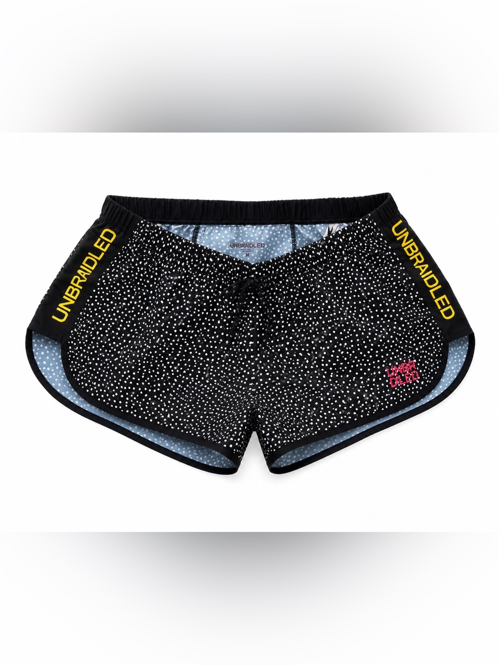 Unbranded Black Polka Dot Women's Athletic Shorts